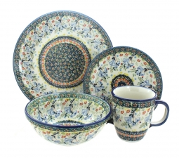 Periwinkle 16 Piece Dinner Set