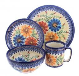 Autumn Burst 4 Piece Place Setting - Service for 1