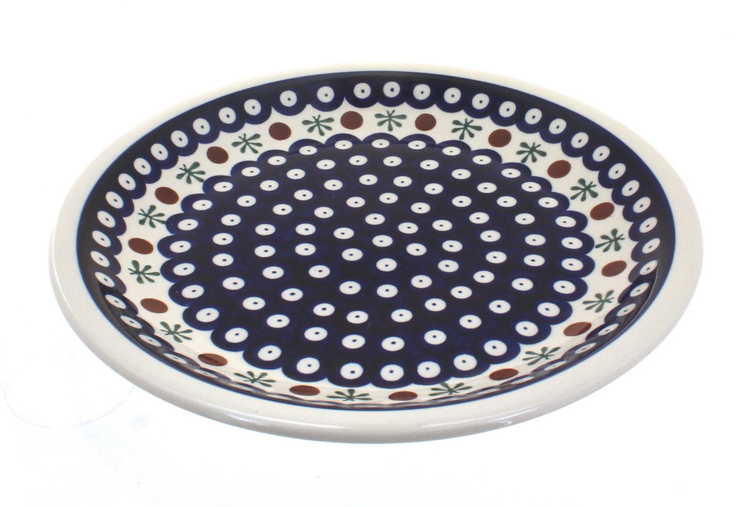 Blue Rose Polish Pottery | Nature Small Dinner Plate