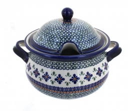 Mosaic Flower Soup Tureen