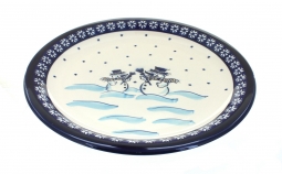 Frosty Friend Dinner Plate