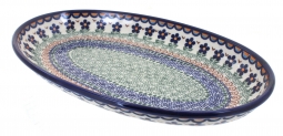 Aztec Flower Oval Platter