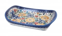 Butterfly Small Rectangular Tray with Handles