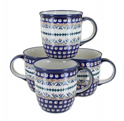 Daisy 4 Piece Mug Set