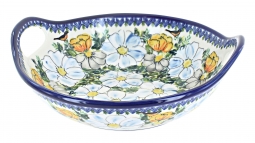 Goldfinch Deep Bowl with Handles