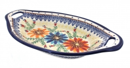 Autumn Burst Bread Tray with Handles