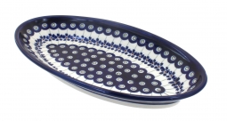 Flowering Peacock Small Oval Platter