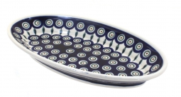 Peacock Small Oval Platter