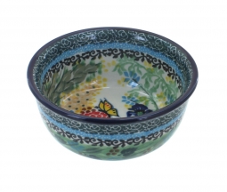 Blue Rose Polish Pottery Nature Large Mixing Bowl, 1 - Gerbes Super Markets