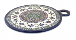 Mosaic Flower Round Cutting Board