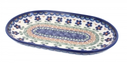 Aztec Flower Small Oval Dish