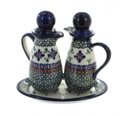 Mosaic Flower Oil & Vinegar Set