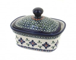 Mosaic Flower Butter Tub