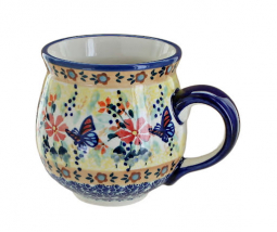 Blue Butterfly Bubble Mug