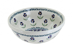 Blue Daisy Cereal/Soup Bowl