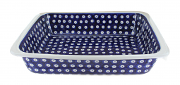 Dots Large Rectangular Baker