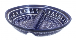 Winter Nights Large Divided Dish