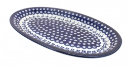 Flowering Peacock Oval Platter