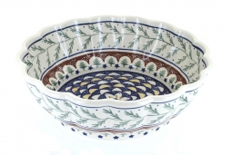 Evergreen Large Scallop Bowl