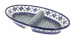 Mosaic Flower Divided Dish