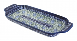 Seaside Swirl Bread Tray with Handles