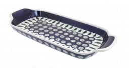 Peacock Bread Tray with Handles