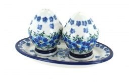 Kalina Salt & Pepper Shakers with Plate