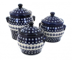 Flowering Peacock Canister Set