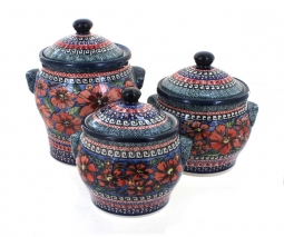 Jungle Flower Canister Set