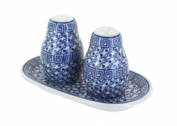 Olympia Salt & Pepper Shakers with Tray