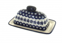 Flowering Peacock Butter Dish