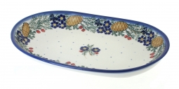 Pinecone Oval Dish