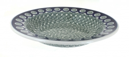 Peacock Swirl Soup Plate