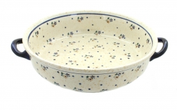 Country Meadow Round Casserole with Handles