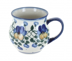 Pansies Bubble Mug