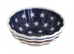 Stars & Stripes Small Scallop Dish