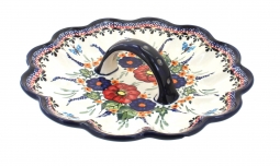 Floral Butterfly Egg Plate