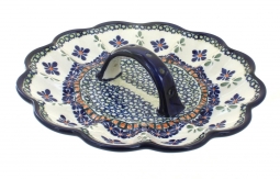 Mosaic Flower Egg Plate