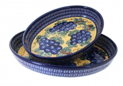 Grapes Oval Baker Set