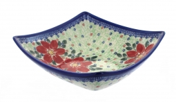 Pointsettia Square Serving Dish