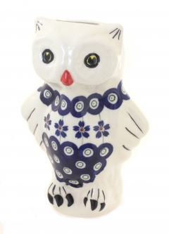 Flowering Peacock Owl Piggy Bank