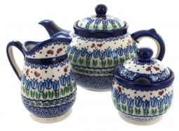 Garden Tulip 3 Piece Tea Set