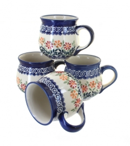 Garden Bouquet 4 Piece Bubble Mug Set