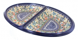 Garden of Eden Large Divided Dish