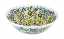 Sunflower Maze Large Serving Bowl