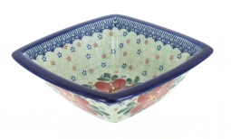 Poinsettia Square Serving Dish