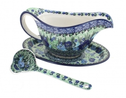 Sapphire Fields Gravy Boat & Ladle