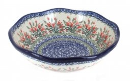 Spring Tulip Large Scallop Bowl