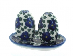 Violets Salt & Pepper Shakers