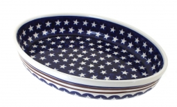 Stars & Stripes Medium Oval Baker